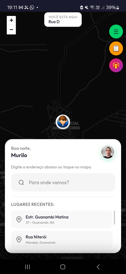 VrumWay App Screenshot